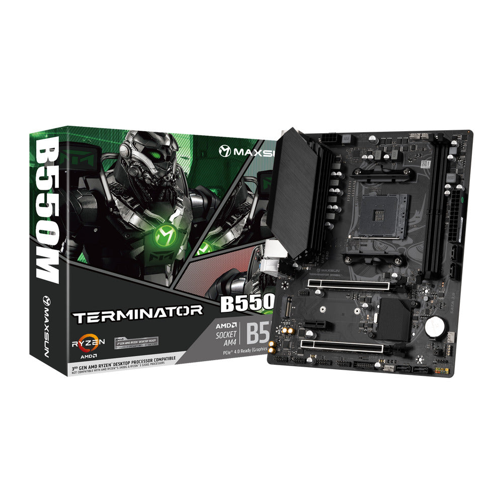 MAXSUN Terminator B550M DDR4 AMD AM4 microATX Motherboard