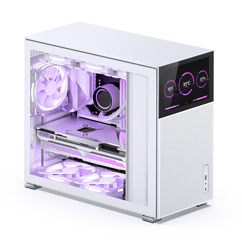 JONSBO D41 Case with Screen - White