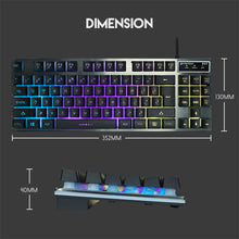 Load image into Gallery viewer, FANTECH K613 Fighter TKL II Tournament Edition Gaming Keyboard