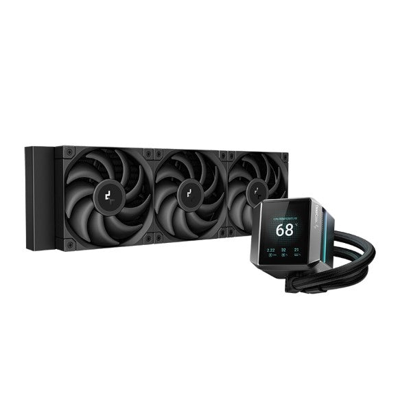 DeepCool MYSTIQUE 360 LCD Liquid Cooler - Black