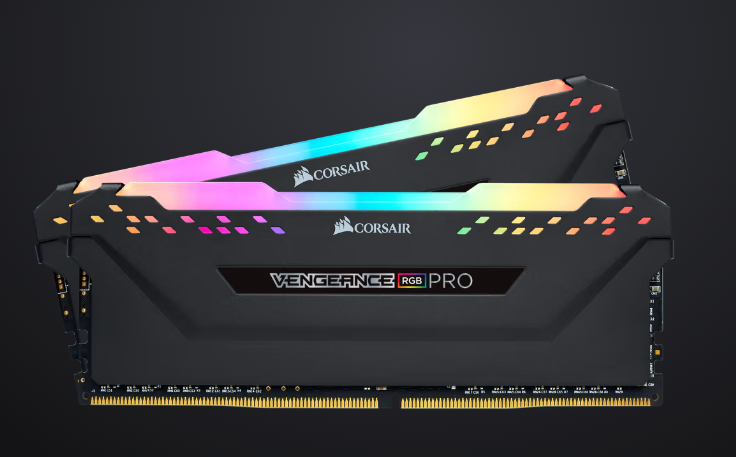 Corsair VENGEANCE® RGB PRO 32GB (2 x 16GB) DDR4 DRAM 3600MHz C18 Memory Kit - Black