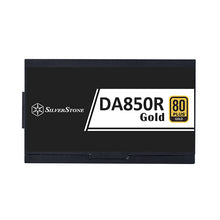 Load image into Gallery viewer, SilverStone DA850R Gold 850W PCIe 5.0 Fully Modular Power Supply - Black