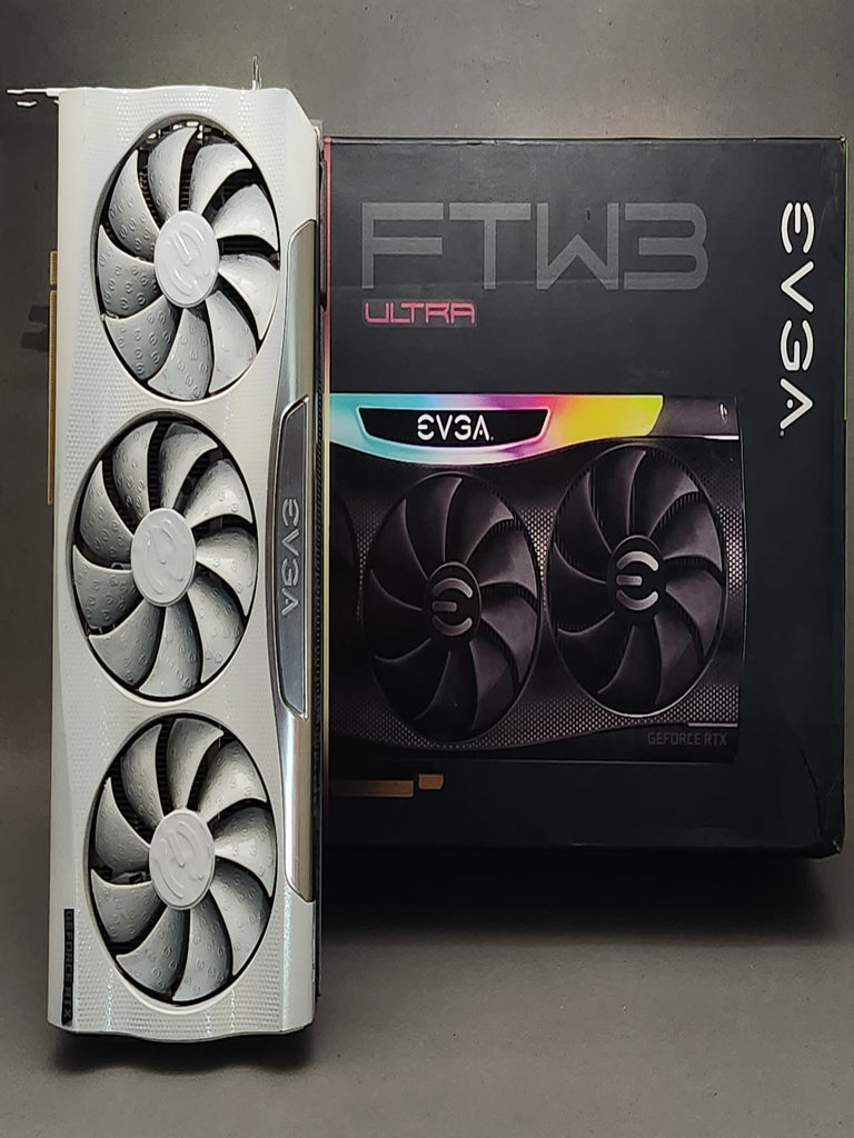 EVGA GeForce RTX 3090 Graphics Card (Custom Painted to White)