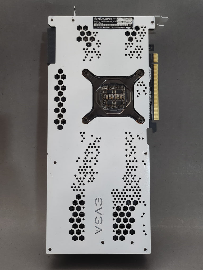 EVGA GeForce RTX 3090 Graphics Card (Custom Painted to White)